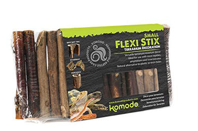 Komodo Flexi Stix Hängebrücke aus Naturmaterial für Reptilien und Amphibien Braun S – Bild 1 von 6