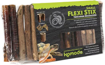 Komodo Flexi Stix Hängebrücke für Reptilien und Amphibien in Natur Braun Größe L – Bild 1 von 5