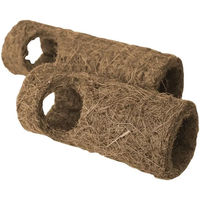 Produktbild von Komodo Natural Tropical Tunnel Kokosnuss Höhle für Reptilien in Braun