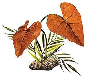 Komodo Rainforest Canopy Versteck für Echsen in Braun und Orange – Bild 1 von 3