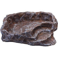 Produktbild von Komodo Terraced Dish Reptilien Zubehör aus Kunstharz Braun Größe L