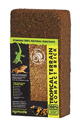 Komodo Tropical Terrain Compact Brick Natürliches Substrat für Reptilien Wald und Regenwald Lebensräume Braun 64g – Bild 1 von 1