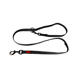 KONG Adjustable Leash verstellbare Hundeleine aus Nylon Schwarz M/L – Bild 1 von 2