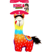 Produktbild von Kong Ballistic Vibez Llamas Quietschspielzeug aus Plüsch für Hunde Größe S