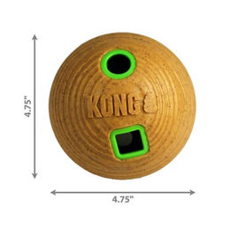 KONG Bamboo Ball M Spielball aus Bambus in Braun – Bild 1 von 3