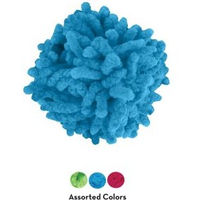 Produktbild von KONG Cat Active Moppy Ball Spielzeug für Katzen aus blauem Plüsch