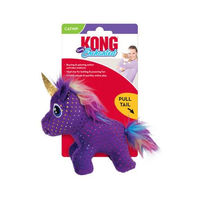 Produktbild von KONG Cat Enchanted Buzzy Unicorn Spielzeug für Katzen aus Plüsch in Lila - 1 Stk.
