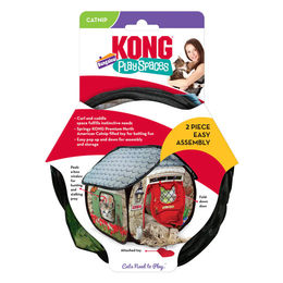 KONG Cat Play Spaces Bungalow Bunte Katzenhöhle – Bild 1 von 2