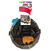 Produktbild von KONG Cat Play Spaces Burrow Katzenhöhle aus Stoff bunt