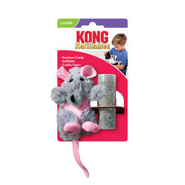 Produktbild von KONG Cat Refillable Maus Plüsch Grau - 1 Stk.