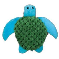Produktbild von KONG Cat Refillables Turtle Catnip-Spielzeug für Katzen aus Polyester in Grün