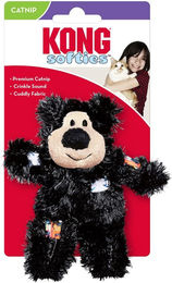 KONG Cat Softies Patchwork Bear Plüschspielzeug für Katzen mit Catnip in verschiedenen Farben - 1 Stk. – Bild 1 von 2