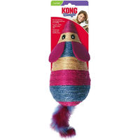 Produktbild von KONG Cat Wrangler Scratch Mouse Spielzeug für Katzen mit Seil in Bunt