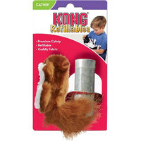 Produktbild von Kong Catnip-Plüschspielzeug Eichhörnchen in Braun und Weiß