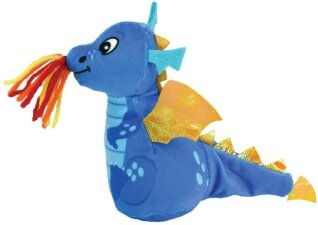 KONG Catnip-Spielzeug Verzauberter Dragon aus Plüsch Blau - 1 Stk. – Bild 1 von 3