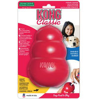 Produktbild von KONG Classic Kauspielzeug für große Hunde aus Naturkautschuk rot Größe L - 1 Stk.