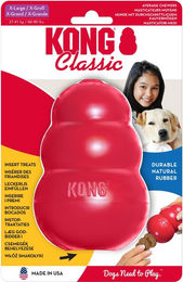 KONG Classic Kauspielzeug für Hunde aus Naturkautschuk XL Rot – Bild 1 von 10