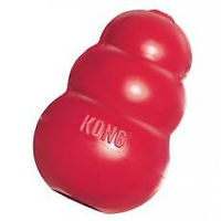 Produktbild von KONG Classic Small Animal Intelligenzspielzeug aus Naturkautschuk in Rot