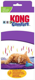 KONG Comfort Key beheizbare Katzenspielmatte mit Catnip in Lila – Bild 1 von 3
