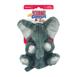 KONG Comfort Kiddos Elephant Plüsch Quietschspielzeug für Hunde Größe S – Bild 1 von 6