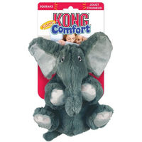 Produktbild von KONG Comfort Kiddos Elephant Plüschspielzeug für Welpen Größe XS Grau