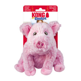 Kong Comfort Kiddos Pig Plüsch-Quietschspielzeug für Hunde in Rosa Klein - 1 Stk. – Bild 1 von 4