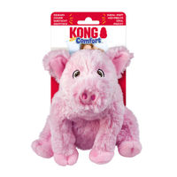 Produktbild von Kong Comfort Kiddos Pig Plüsch-Quietschspielzeug für Hunde in Rosa Klein - 1 Stk.