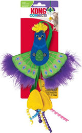 KONG Connects Peacock Katzenminze Plüschspielzeug für Katzen in Blau und Bunt – Bild 1 von 2