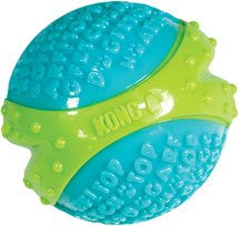 KONG Core Strength Ball Hund Wurfspielzeug aus Gummi Größe L Grün Blau Bunt - 1 Stk. – Bild 1 von 3