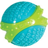 Produktbild von KONG Core Strength Ball Hund Wurfspielzeug aus Gummi Größe L Grün Blau Bunt - 1 Stk.