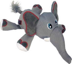 KONG Cozie Ultra Elefant Plüschspielzeug für Hunde Größe L Grau - 1 Stk. – Bild 1 von 3