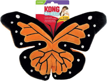 Produktbild von KONG Crackles Flutterz Katzenspielzeug aus Plüsch mit Katzenminze