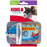 Produktbild von KONG Crackles Katzenspielzeug Sardine mit Katzenminze und Knistergeräuschen