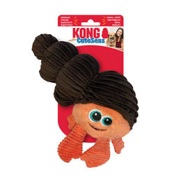 KONG Cuteseas Rufflez Hundespielzeug Einsiedlerkrebs aus Plüsch Orange Small/Medium – Bild 1 von 4