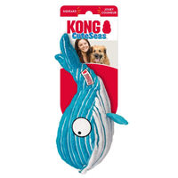 Produktbild von KONG Cuteseas Whale Plüschspielzeug Blau für kleine Hunde