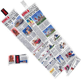 Kong Daily Newspaper Plüschspielzeug für große Hunde XL Weiß – Bild 1 von 4