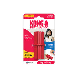 Produktbild von KONG Dental Stick Zahnpflege-Kauspielzeug aus Naturkautschuk Größe S Rot - 1 Stk.