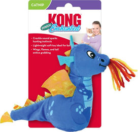 Kong Enchanted Dragon Catnip-Spielzeug aus Plüsch für Katzen – Bild 1 von 3
