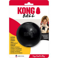 Produktbild von Kong Extreme Hundeball aus Gummi Schwarz Größe L