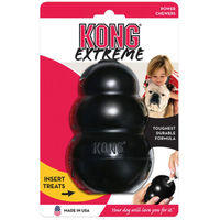 Produktbild von KONG Extreme Kauspielzeug für Hunde aus Naturkautschuk Schwarz Größe L - 1 Stk.