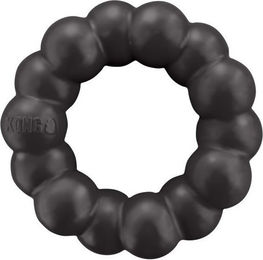 KONG Extreme Ring Kauspielzeug aus Naturkautschuk für Hunde XL Schwarz - 1 Stk. – Bild 1 von 11