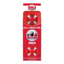 Kong Fill Or Freeze Tray Intelligenzspielzeug aus Kunststoff für Hunde in Rot – Bild 1 von 6