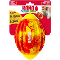 Produktbild von Kong Flexball Sport Rugbyball Hundeball Medium Bunt mit Quietscher