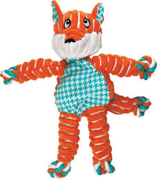 KONG Floppy Knots Fox Plüschspielzeug für Hunde Orange Grösse S/M - 1 Stk. – Bild 1 von 4