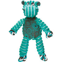 Produktbild von KONG Floppy Knots Hippo Plüschspielzeug für Hunde Grün M/L