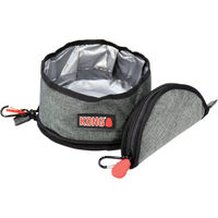 Produktbild von KONG Fold-Up Bowl Reisenapf aus Silikon Grau 2 l