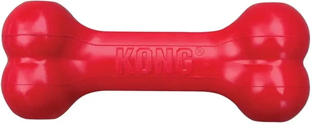 Produktbild von Kong Goodie Bone Kauspielzeug für erwachsene Hunde aus Gummi Rot XL