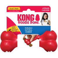 Produktbild von KONG Goodie Bone Kauspielzeug für Hunde aus Naturkautschuk Rot Größe S