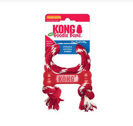 Produktbild von KONG Goodie Bone Kauspielzeug mit Seil XS Rot - 1 Stk.