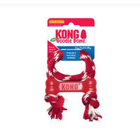 Produktbild von KONG Goodie Bone Kauspielzeug mit Seil XS Rot - 1 Stk.